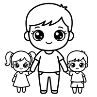 Familie Fericită Ținându-se de Mână