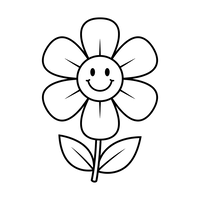 Floare Zâmbitoare și Fericită