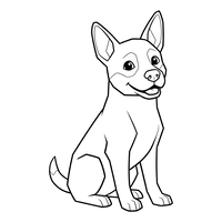 Vriendelijke Puppy Die Wacht