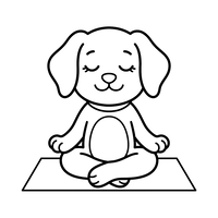 Cachorro de Yoga Zen