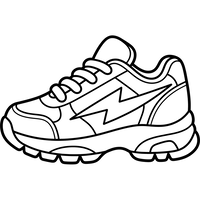 Kul Atletisk Sneaker med Lyn