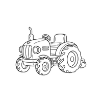 Großer Bauernhof-Traktor