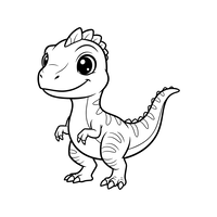 Vriendelijke Babydinosaurus