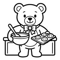 Baking Teddy Bear
