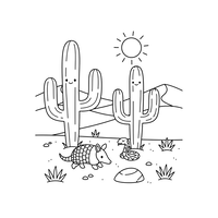 Kawaii Desert Friends