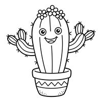 Glad blommande kaktus i kruka