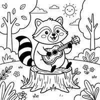 Procionul Muzical din Pădure