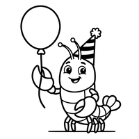 Party-Hummer mit Ballon