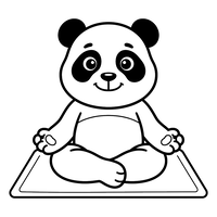 Zen Panda Yoga Meditatie