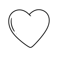 Contour de Cœur Simple