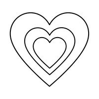 Forme di Cuore Annidate