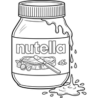 Nutella Hazelnut Spread Jar