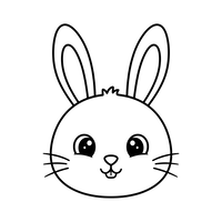 Adorable Visage de Lapin