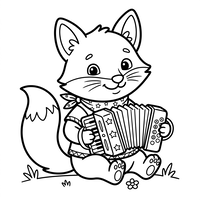 Raposa Musical com Acordeão