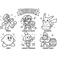 Colección de Personajes de Nintendo