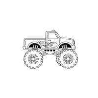 Monster Truck Flames