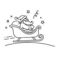 Vrolijke Kerstman Sleetocht