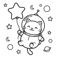 Gatto Astronauta nello Spazio