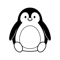 Pinguim Pequeno e Fofo