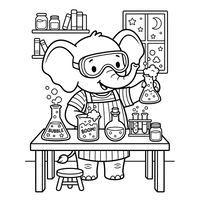 Elefantforskaren i laboratoriet