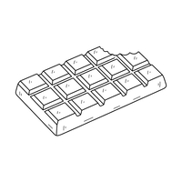 Aangebeten Chocoladereep