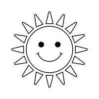 Happy Smiling Sun