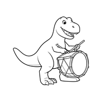 Glad T-Rex Spiller Trommer