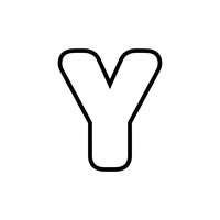 Versal Bokstav Y