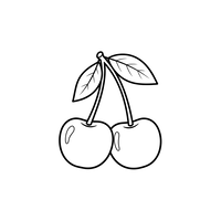 Sweet Cherries Ready to Color