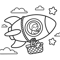 Astronautens raketpicknickäventyr