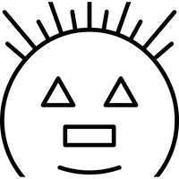 Happy Geometric Face