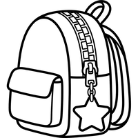 Rucsac cu Breloc Stea