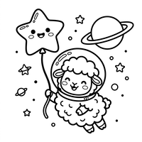 Domba Astronaut di Luar Angkasa