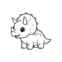 Lindo Bebé Triceratops