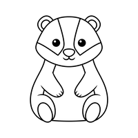 Tasso Seduto Adorabile