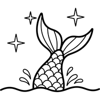 Coda di Sirena Scintillante