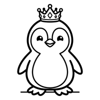 Königlicher Baby-Pinguin