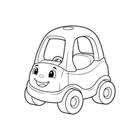 Carro de Brinquedo Feliz