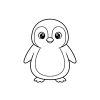 Adorable Bébé Pingouin