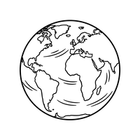 Aarde Wereldbol Kaart