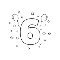 Celebração de Aniversário Número 6