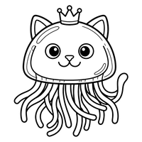 Söt Kattmanetprinsessa