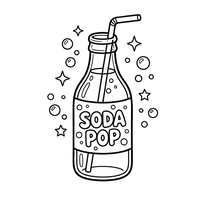 Soda Pop Bottle Drink