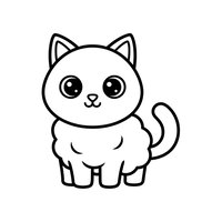 Niedliche Flauschige Katze