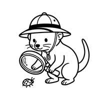Explorer Otter and Ladybug