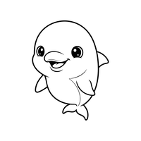 Delfino Cucciolo Felice