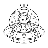 Kosmiczny Kot w UFO