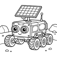 Schattige Ruimte Rover Ontdekker