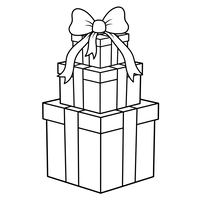 Gestapelde Cadeauverpakkingen met Strik