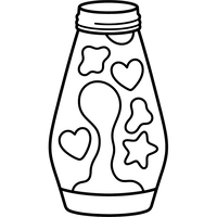 Groovy Lava Lamp with Shapes